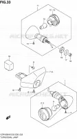 CLIGNOTANTS (VZR1800K6/K7) pour Suzuki INTRUDER 1800 2010