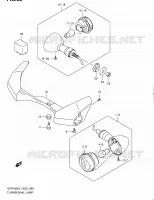 CLIGNOTANTS (VZR1800L1 E51) pour Suzuki INTRUDER 1800 2011