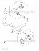 CLIGNOTANTS (VZR1800ZL1 E19) pour Suzuki INTRUDER 1800 2011