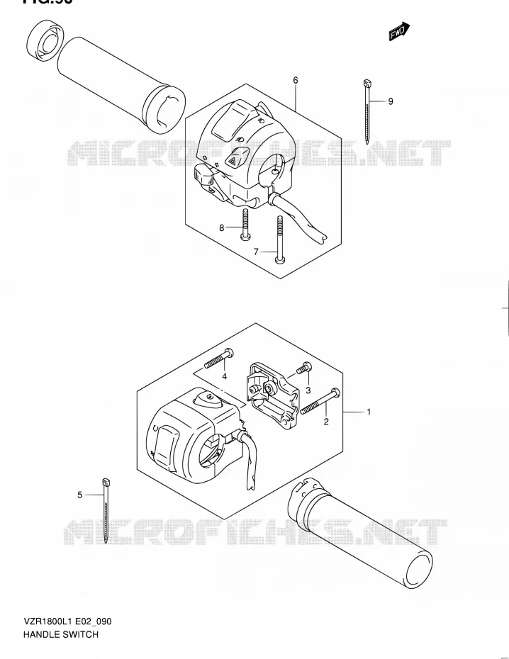 COMMODOS (VZR1800ZL1 E24) Suzuki MOTO 1800 INTRUDER 2011  VZR1800L1(E19)