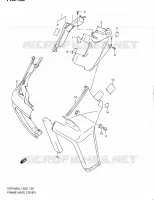COUVERCLES DE CADRE AVANT (VZR1800ZL1 E02) pour Suzuki INTRUDER 1800 2011