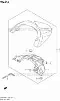 CAPOT DE SELLE (VZR1800ZL2 E02) pour Suzuki INTRUDER 1800 2012