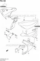 CARENAGES ARRIERE (VZR1800ZL2 E02) pour Suzuki INTRUDER 1800 2012