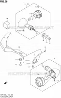 CLIGNOTANTS (VZR1800ZL2 E19) pour Suzuki INTRUDER 1800 2012
