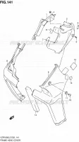 COUVERCLES DE CADRE AVANT (VZR1800ZL2 E02) pour Suzuki INTRUDER 1800 2012