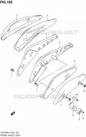 SUPPORT ARRIERE (VZR1800L2 E51) pour Suzuki INTRUDER 1800 2012