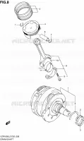 VILEBREQUIN pour Suzuki INTRUDER 1800 2012