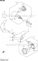 CLIGNOTANTS (VZR1800L4 E02) pour Suzuki INTRUDER 1800 2014
