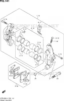 ETRIER DE FREIN AVANT pour Suzuki INTRUDER 1800 2014