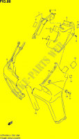 COUVERCLES DE CADRE AVANT (VZR1800UFL4 E19) pour Suzuki INTRUDER 1800 2014