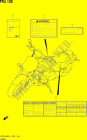 ETIQUETTE (VZR1800L4 E02) pour Suzuki INTRUDER 1800 2014