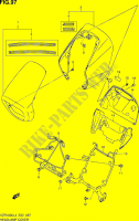 SUPPORT   CARENAGES DE PHARE (VZR1800ZL4 E19) pour Suzuki INTRUDER 1800 2014