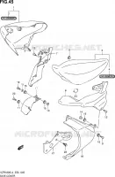 CARENAGES ARRIERE pour Suzuki INTRUDER 1800 2014