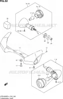 CLIGNOTANTS (VZR1800BZL4 E19) pour Suzuki INTRUDER 1800 2014