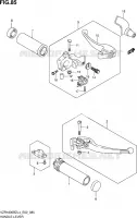 ENSEMBLE LEVIERS   POIGNEES pour Suzuki INTRUDER 1800 2014