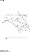 BAVETTE ARRIERE pour Suzuki INTRUDER 1800 2015