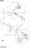 CLIGNOTANTS (VZR1800L2 E24) pour Suzuki INTRUDER 1800 2012