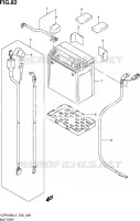 BATTERIE (VZR1800ZL3 E02) pour Suzuki INTRUDER 1800 2013