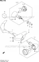 CLIGNOTANTS (VZR1800L3 E02) pour Suzuki INTRUDER 1800 2013