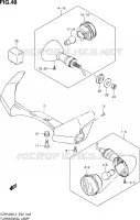 CLIGNOTANTS (VZR1800L4 E02) pour Suzuki INTRUDER 1800 2014