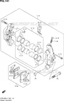 ETRIER DE FREIN AVANT pour Suzuki INTRUDER 1800 2014