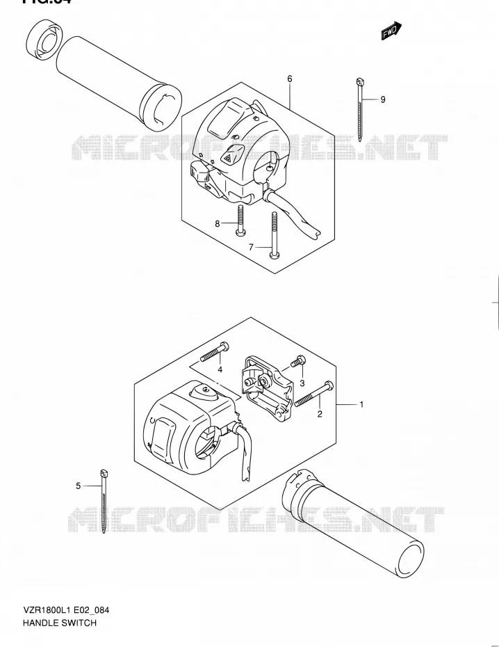 COMMODOS (VZR1800L1 E02) Suzuki MOTO 1800 INTRUDER 2011  VZR1800ZL1(E19)