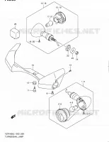 CLIGNOTANTS (VZR1800L1 E24) pour Suzuki INTRUDER 1800 2011