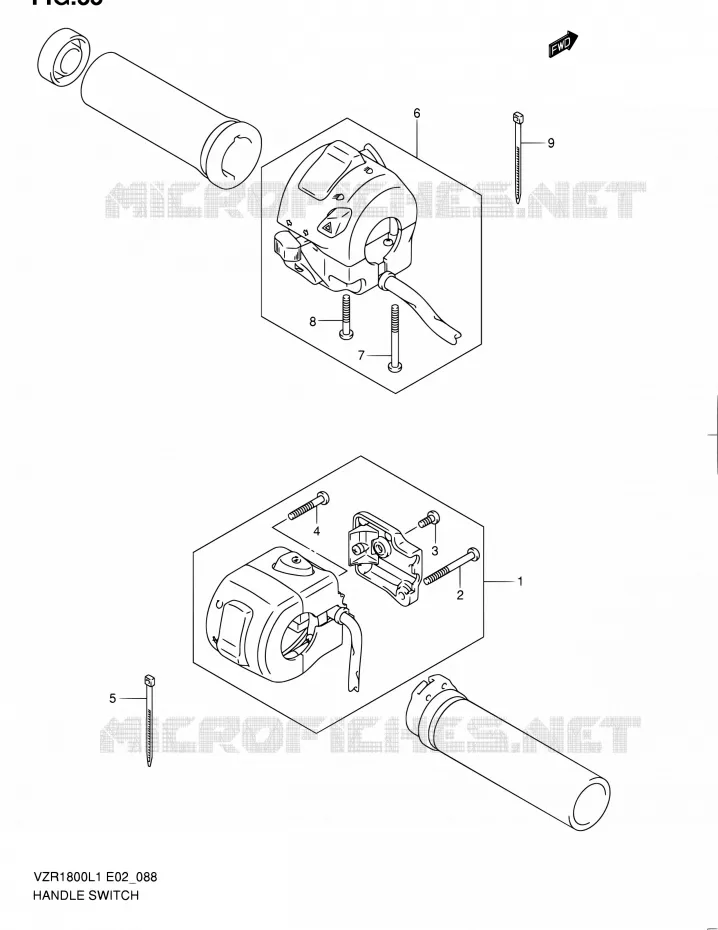 COMMODOS (VZR1800ZL1 E02) Suzuki MOTO 1800 INTRUDER 2011  VZR1800ZL1(E24)