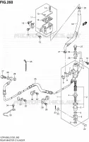MAITRE CYLINDRE ARRIERE (VZR1800L2 E51) pour Suzuki INTRUDER 1800 2012
