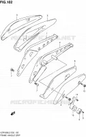 SUPPORT ARRIERE (VZR1800L2 E02) pour Suzuki INTRUDER 1800 2012