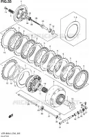 EMBRAYAGE (VZR1800ZL3 E19) pour Suzuki INTRUDER 1800 2013