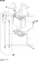 BATTERIE (VZR1800L3 E24) pour Suzuki INTRUDER 1800 2013