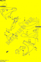 CARENAGES ARRIERE (VZR1800L3 E19) pour Suzuki INTRUDER 1800 2013