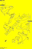 CARENAGES ARRIERE (VZR1800ZL3 E02) pour Suzuki INTRUDER 1800 2013