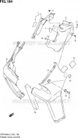 COUVERCLES DE CADRE AVANT (VZR1800ZL3 E19) pour Suzuki INTRUDER 1800 2013