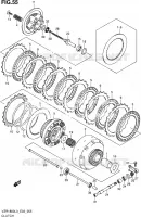 EMBRAYAGE (VZR1800ZL3 E19) pour Suzuki INTRUDER 1800 2013