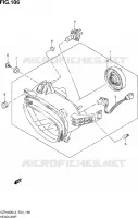 PHARE (VZR1800ZL3 E02) pour Suzuki INTRUDER 1800 2013