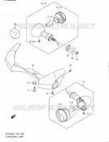 CLIGNOTANTS (VZR1800L1 E24) pour Suzuki INTRUDER 1800 2011