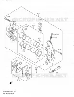 ETRIER DE FREIN AVANT pour Suzuki INTRUDER 1800 2011