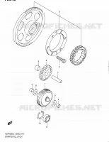 ROUE LIBRE DE DEMARREUR pour Suzuki INTRUDER 1800 2011