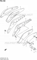 SUPPORT ARRIERE (VZR1800L2 E02) pour Suzuki INTRUDER 1800 2012