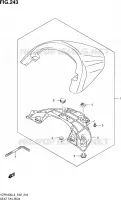 CAPOT DE SELLE (VZR1800ZL3 E02) pour Suzuki INTRUDER 1800 2013