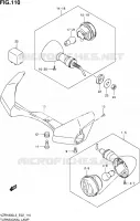 CLIGNOTANTS (VZR1800L3 E02) pour Suzuki INTRUDER 1800 2013