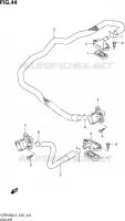 SYSTEME RECYCLAGE GAZ ECHAPPEMENT (VZR1800L3 E24) pour Suzuki INTRUDER 1800 2013