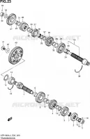TRANSMISSION pour Suzuki INTRUDER 1800 2015