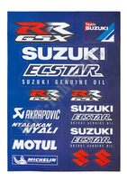 PLANCHE DE STICKERS MOTOGP-Suzuki