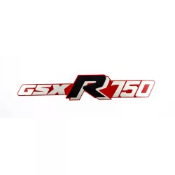 EMBLEME 'GSX R750' NOIR/ROUGE