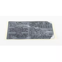 DECAL AVERTI, SYST.AIR TL1000S