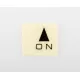 EMBLEME  'ON'<br />LABEL, CHOCK 