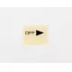 EMBLEME  'OFF'<br />LABEL, CHOCK 